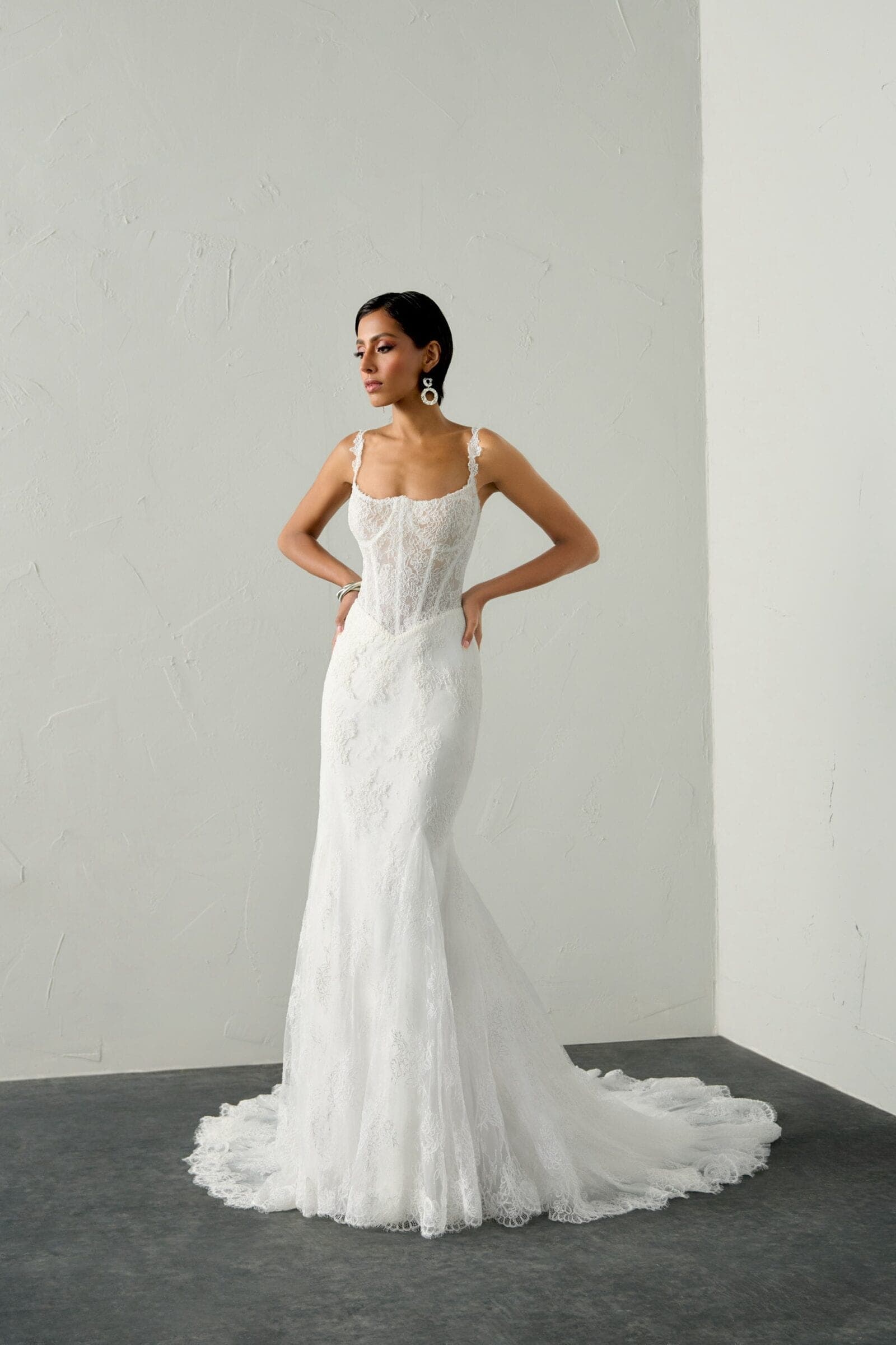 Abito da sposa Valour Justin Alexander Signature, vista frontale — atelier Scuderi Spose Trapani