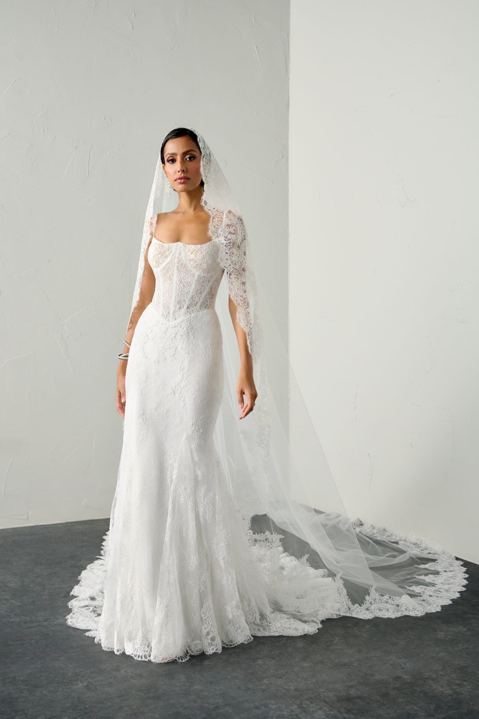 Abito da sposa Valour Justin Alexander Signature, vista frontale — atelier Scuderi Spose Trapani
